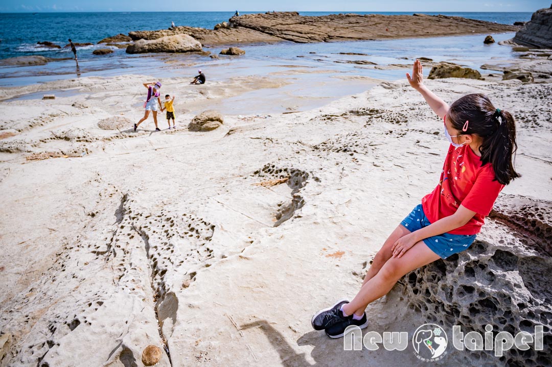 基隆中正景點〡大坪海岸〡基隆人秘境海岸。眺望基隆嶼的海豹岩。有小朋友最愛的海岸生態