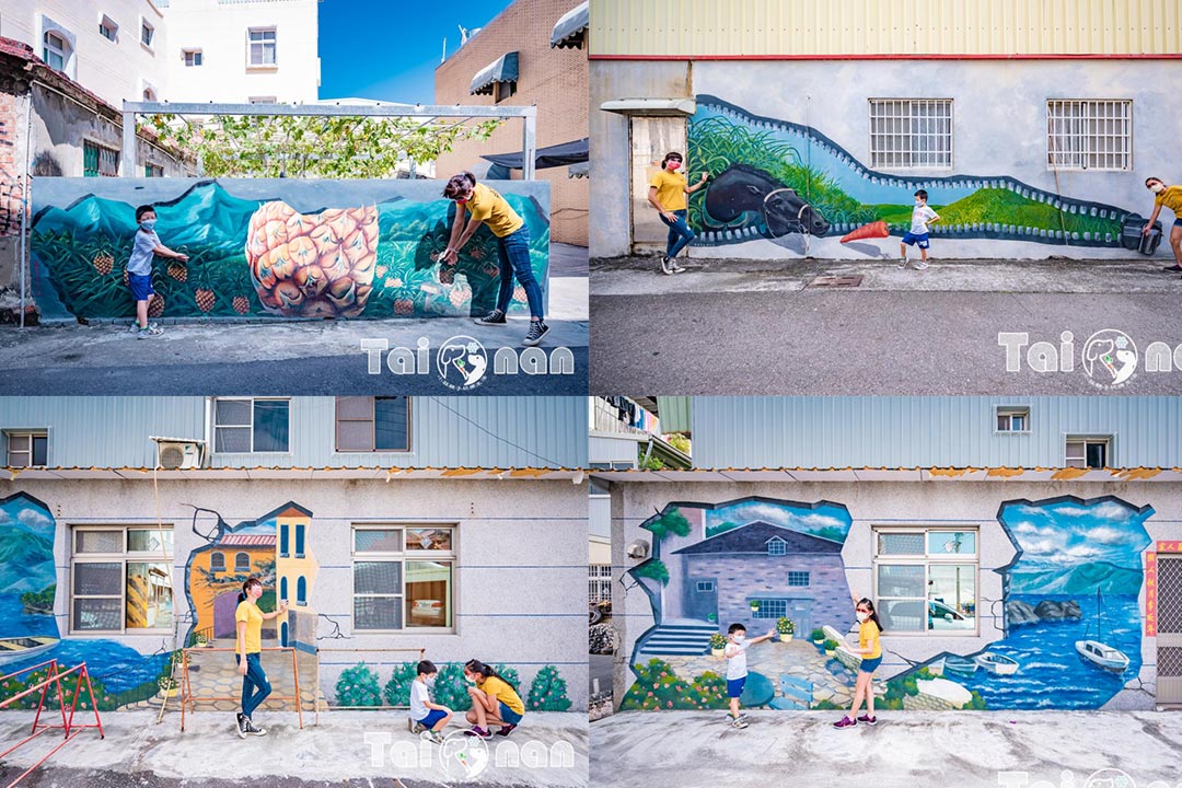 台南將軍景點〡馬沙溝彩繪村〡三十六面3D彩繪牆, 台南純樸漁港小鎮, 跟著小魚兒一起探索, 決戰猩球天馬行空