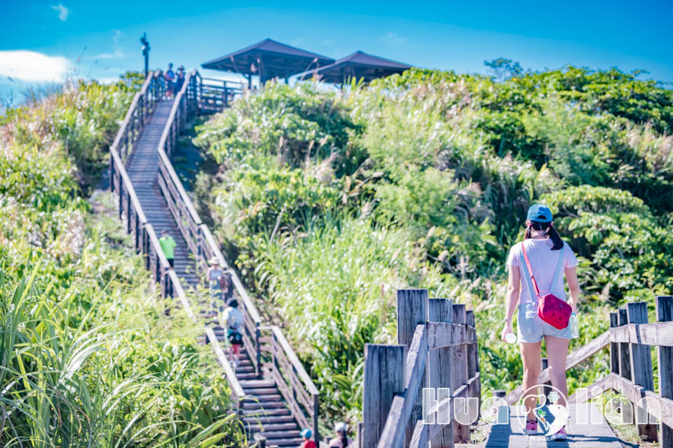 花蓮豐濱景點〡大石鼻山步道〡唯美的濱海步道, 短短路程讓人爆汗又燃燒卡路里, 最佳拍攝點”回頭景”