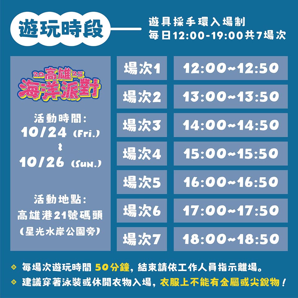高雄前鎮景點〡星光水岸公園〡夏日限定玩水樂園, 六大戲水遊具免費玩, 酷炫吊臂造型灑水器, 海洋意象水池彩繪