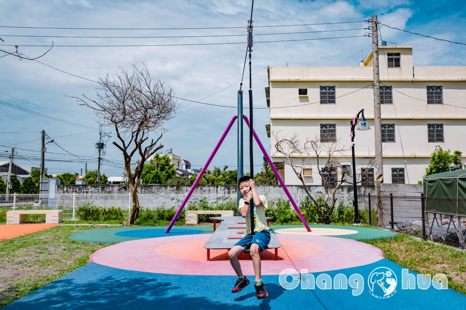 彰化埔鹽景點〡埔南運動公園〡冠軍帽遊戲場小巧吸睛, 圍欄式沙池玩得更安心, 順澤宮祈福領帽添好運, 彰化最新特色順遊點