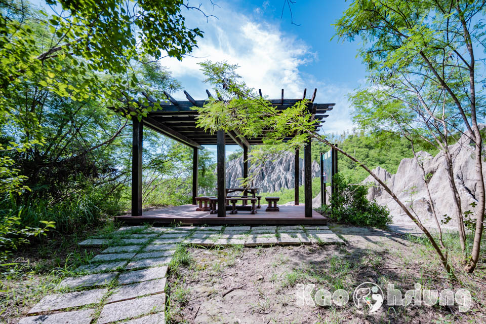 高雄彌陀景點〡漯底山自然公園〡軍事用地變身觀光景點, 超迷你版月世界, 碉堡觀景台賞景, 必走漯底山吊橋