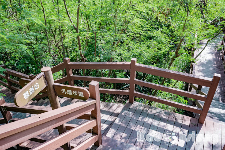 高雄彌陀景點〡漯底山自然公園〡軍事用地變身觀光景點, 超迷你版月世界, 碉堡觀景台賞景, 必走漯底山吊橋