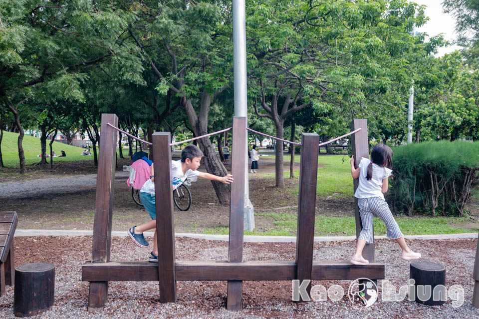 高雄前金景點〡高雄中央公園〡捷運站前綠地公園, 貓頭鷹遊戲場, 景觀湖觀察生態, 假日野餐好地點, 還有夏日戲水區, 滑草場溜一波