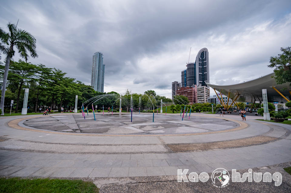 高雄前金景點〡高雄中央公園〡捷運站前綠地公園, 貓頭鷹遊戲場, 景觀湖觀察生態, 假日野餐好地點, 還有夏日戲水區, 滑草場溜一波