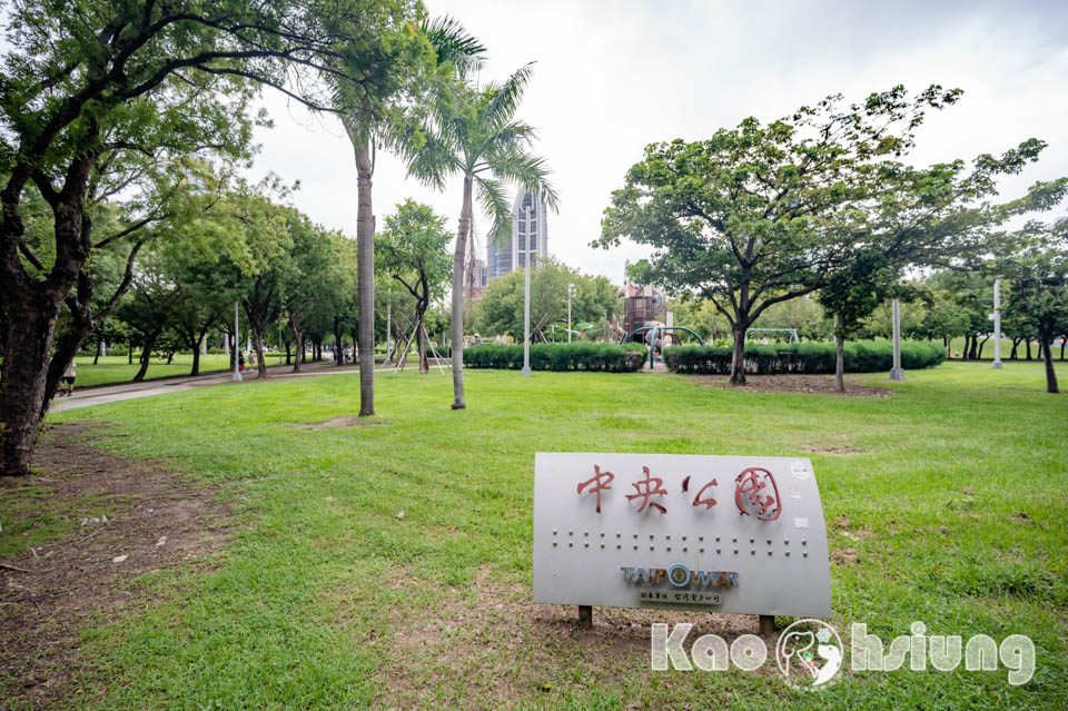 高雄前金景點〡高雄中央公園〡捷運站前綠地公園, 貓頭鷹遊戲場, 景觀湖觀察生態, 假日野餐好地點, 還有夏日戲水區, 滑草場溜一波