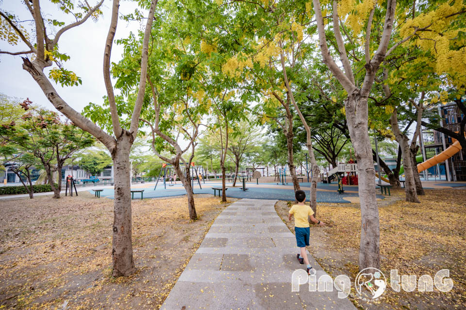 屏東東港景點〡東港兒童公園〡大鮪魚航海樂園, 挑戰樹海闖關塔, 東港一號航海王, 夏日親子戲水區