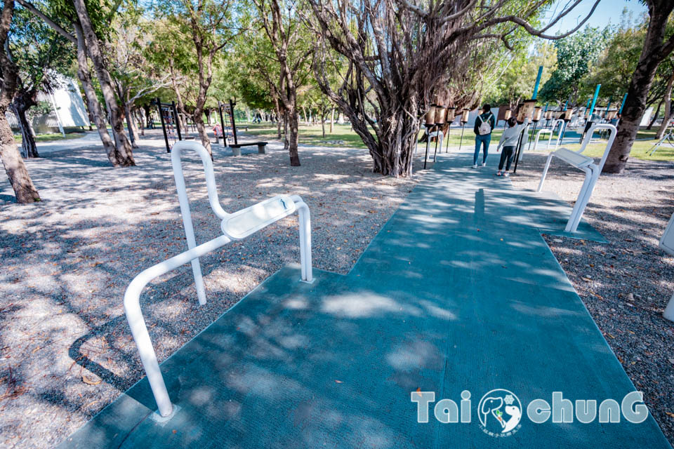 台中西屯景點〡飛行美樂地〡中央公園全新遊戲區, 飛碟造型遊戲場, 全攀爬設計多感官學習, 蜘蛛人特訓場, 32M雙軌滑索