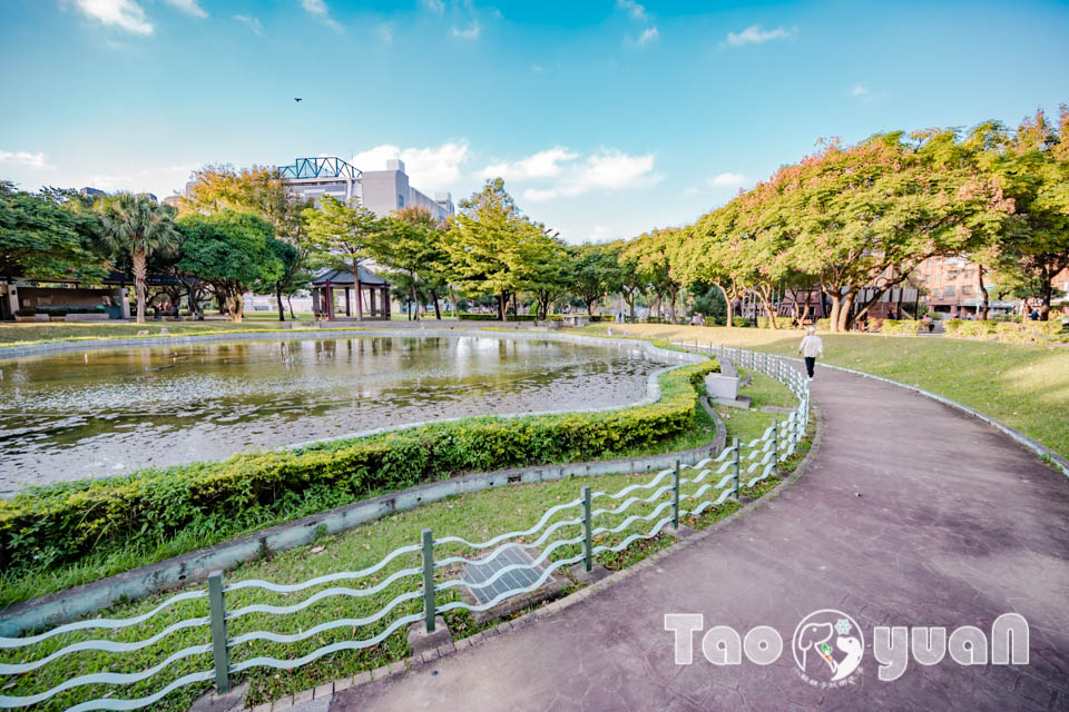 桃園中壢景點〡光明公園〡森林樹屋遊戲場, 探索冒險與挑戰, 暢玩四大主題樂園, 夏天消暑氣專區, 大朋友專屬跑酷場地