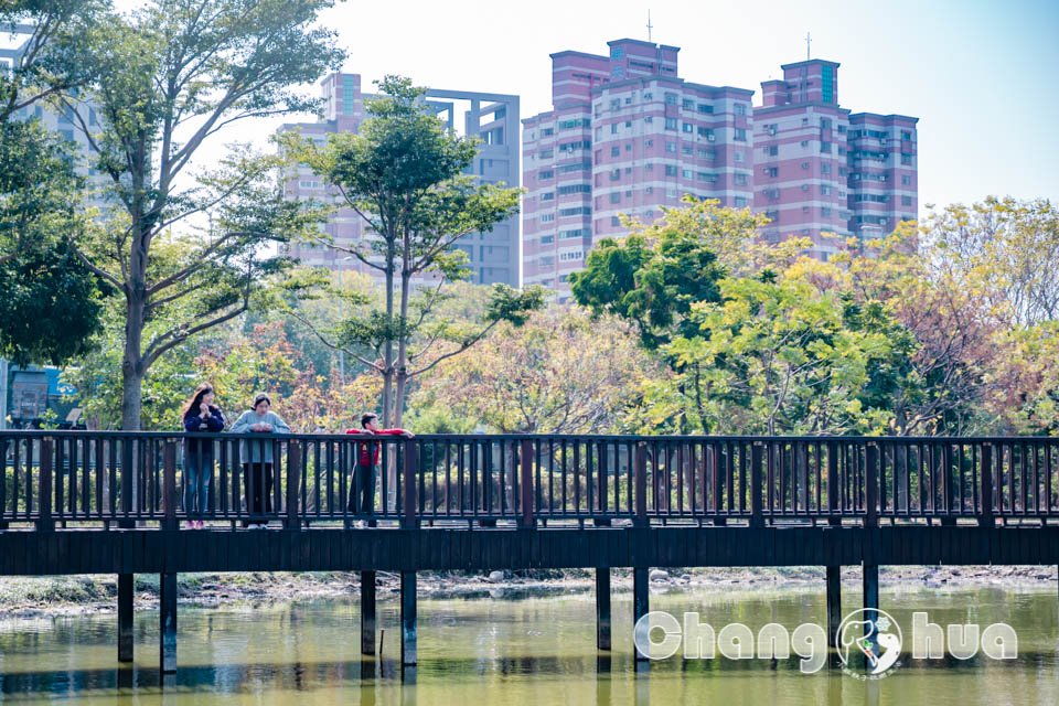 彰化市區景點〡彰化景觀公園〡扇形車庫遊戲場, 湯瑪士小火車的提茅斯機房, 兒童追風滑索, 環湖步道觀察烏龜, 親子特色遊戲場