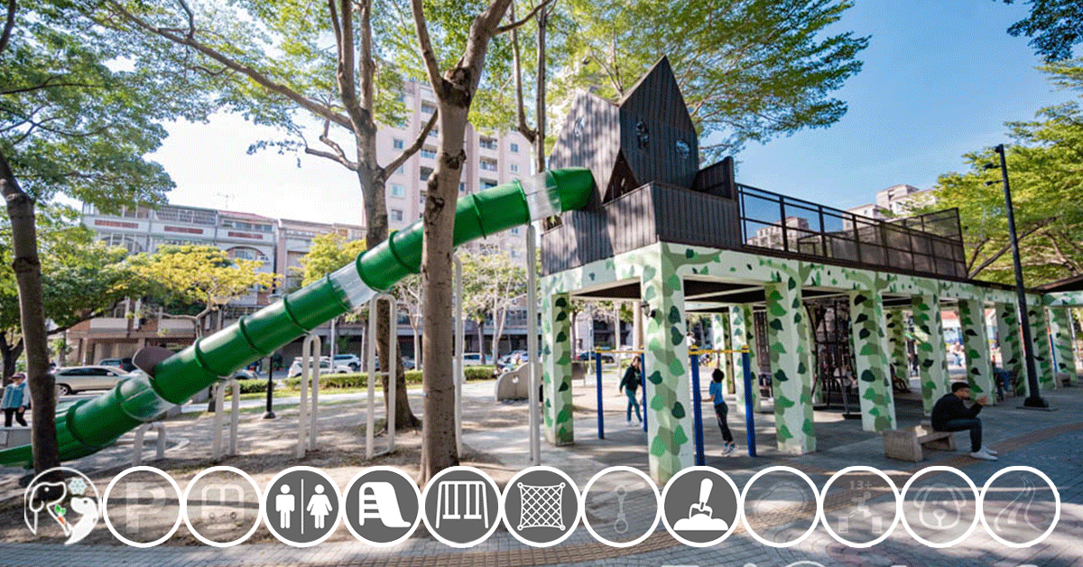 中臺灣特色公園懶人包〡苗栗中彰投雲林地區, 親子特色公園大集合, 設施分類快速篩選, 中部公園趴趴GO
