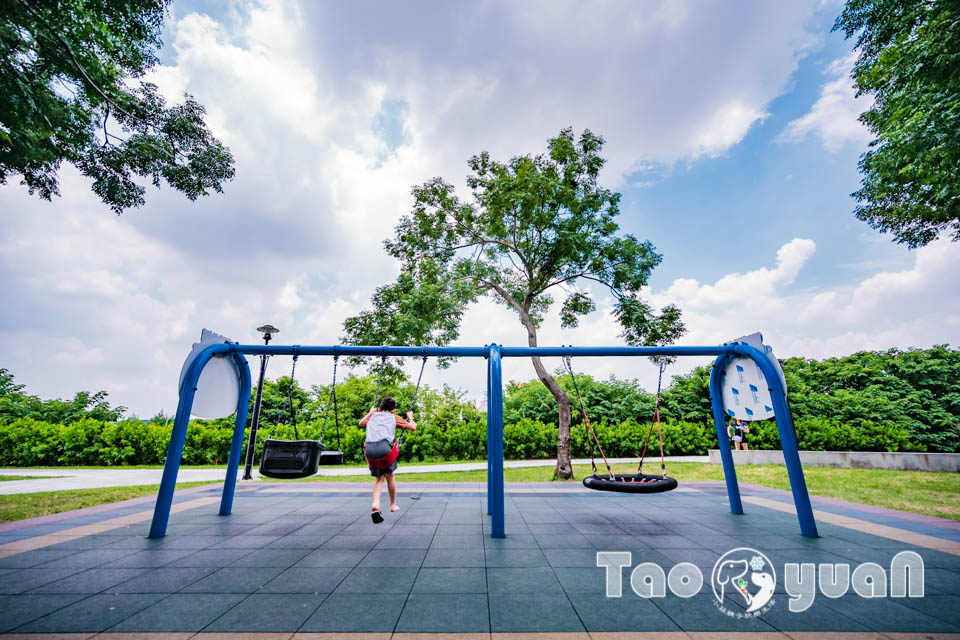 雲林虎尾景點〡虎尾632高地公園〡虎尾632親水公園, Q萌虎爺特色遊戲場, 如虎添翼叢林戲水區, 水陸雙享受親子公園