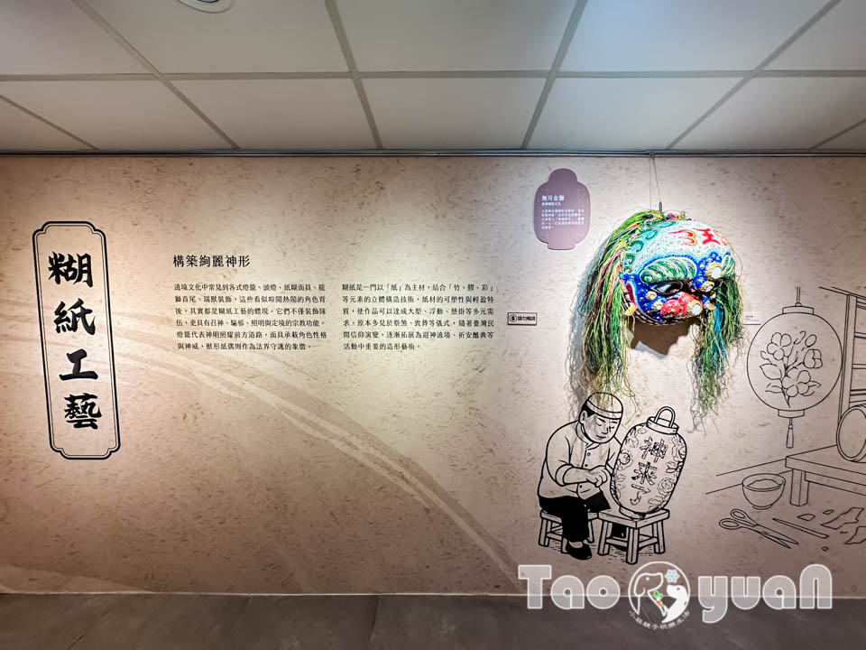 桃園市區景點〡桃園市土地公文化館〡小祠大廟老神在在, 多款活潑有趣互動裝置, 變身布袋戲與歌仔戲主角, 免費室內親子景點