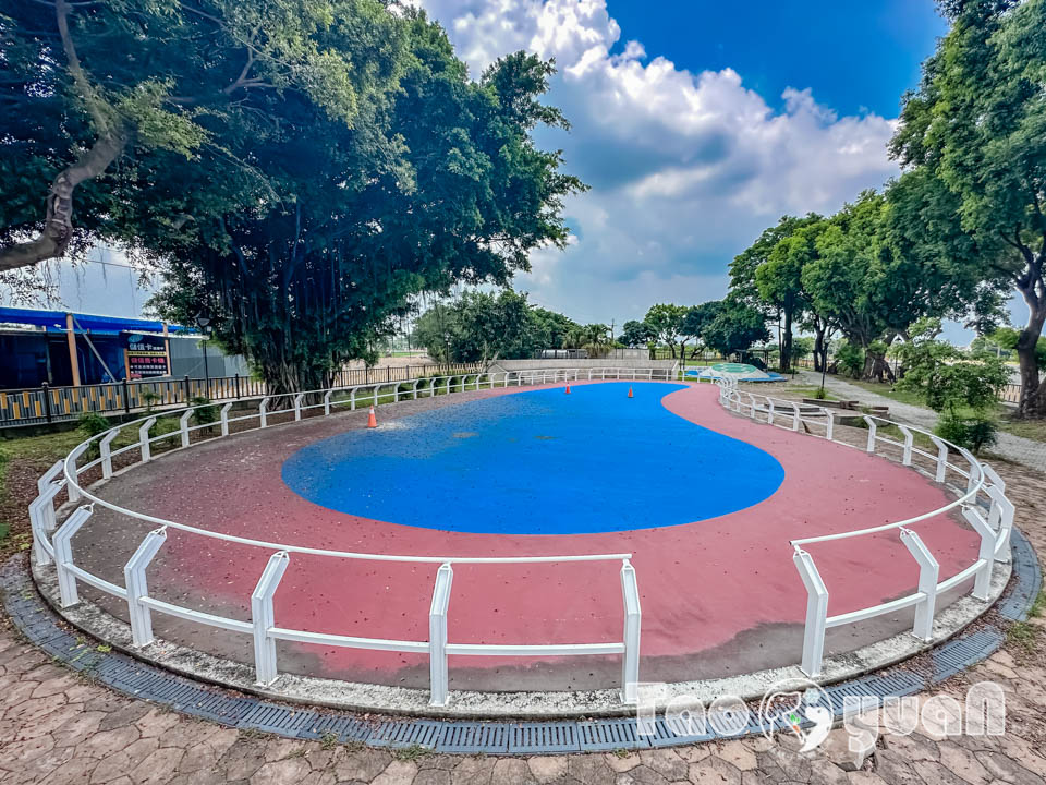 雲林虎尾景點〡虎尾632高地公園〡虎尾632親水公園, Q萌虎爺特色遊戲場, 如虎添翼叢林戲水區, 水陸雙享受親子公園