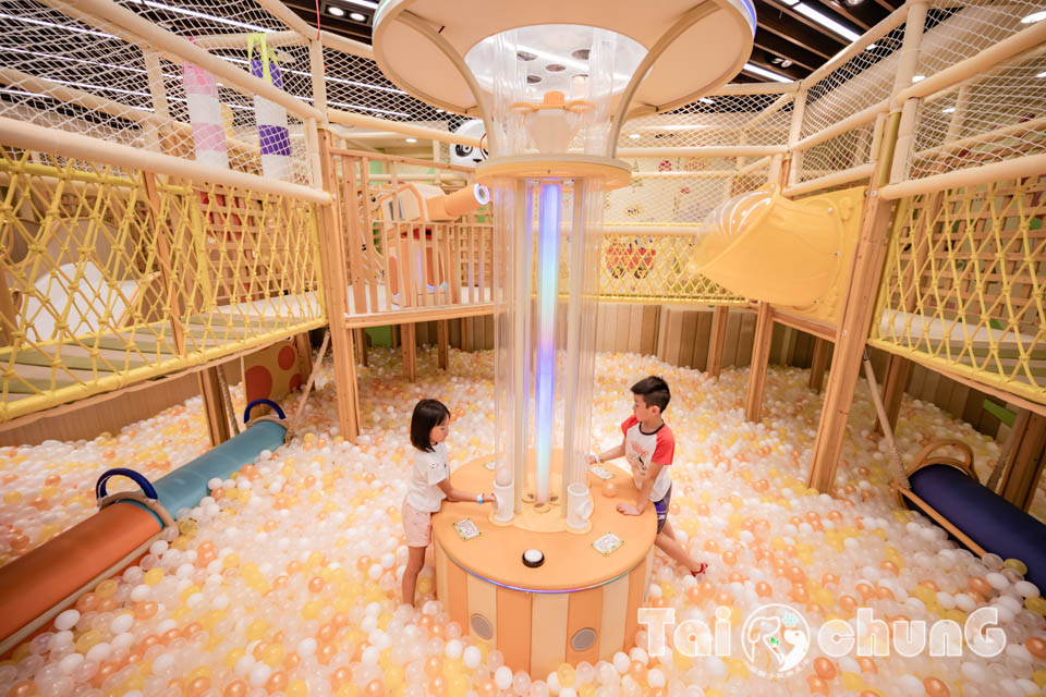 DSC_3183 台中市區景點〡樂米樂園台中北歐旗艦館, Love Me樂米樂園, 暢玩十大主題遊戲區, 皇家超市和貴婦廚房, 玩不膩的百萬球池, 600坪大空間無限時開心玩