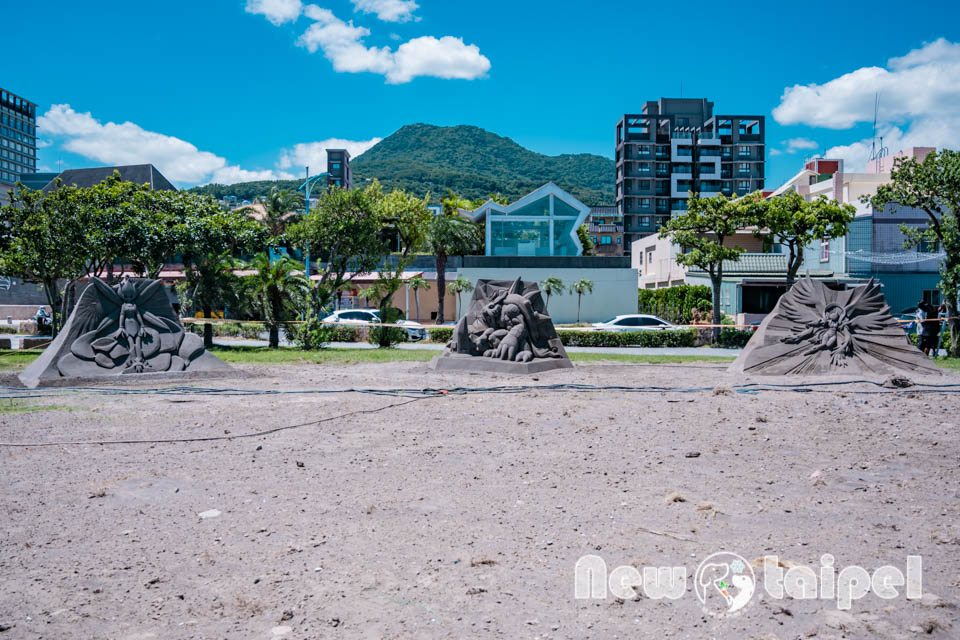 DSC_6551 新北八里景點〡2025八里城市沙雕展〡數碼寶貝回來了, 八里左岸公園超進化, 走進能量隧道展開冒險之旅