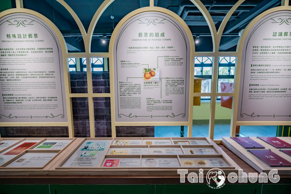 台中市區景點〡郵政博物館台中館〡免門票室內親子景點, 郵趣時光回憶重現, 六大展區各有千秋, 獨家集郵業務櫃台