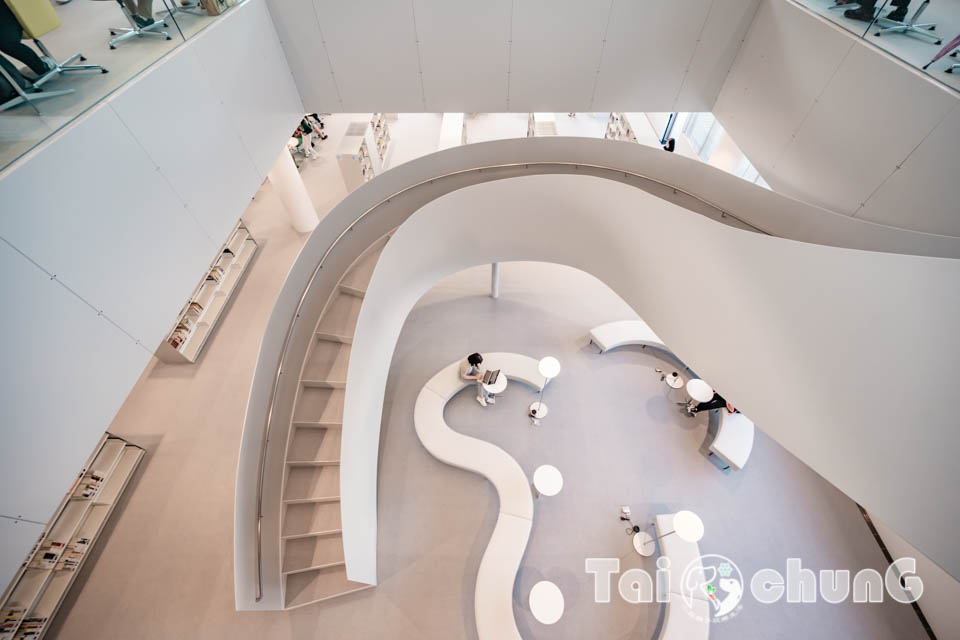 台中市區景點〡台中綠美圖〡雙館共構的璀璨火花, 中央公園裡的美術館, 美術館裡的圖書館, 順遊飛行美樂地遊戲場