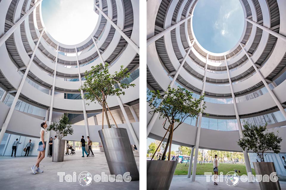 台中市區景點〡台中綠美圖〡雙館共構的璀璨火花, 中央公園裡的美術館, 美術館裡的圖書館, 順遊飛行美樂地遊戲場