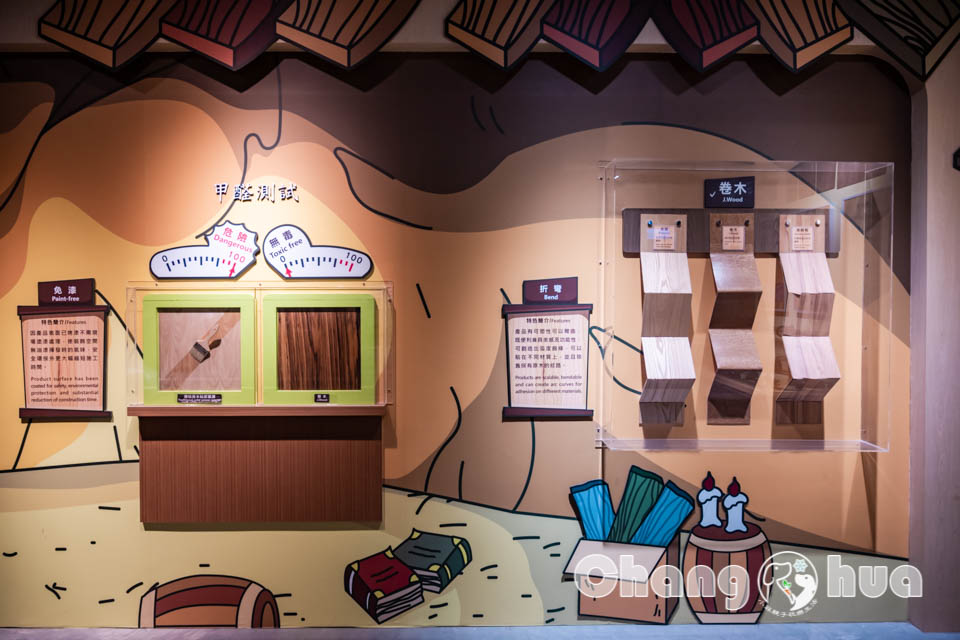 彰化鹿港景點〡卷木森活館〡全台唯一木皮板觀光工廠, 卷木森林探險趣, 循線闖關拿好禮, 多款好看又實用的創意小物, 特色親子景點