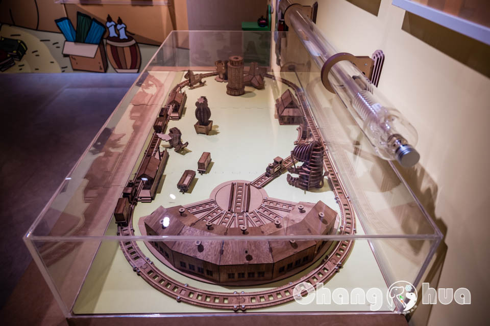 彰化鹿港景點〡卷木森活館〡全台唯一木皮板觀光工廠, 卷木森林探險趣, 循線闖關拿好禮, 多款好看又實用的創意小物, 特色親子景點