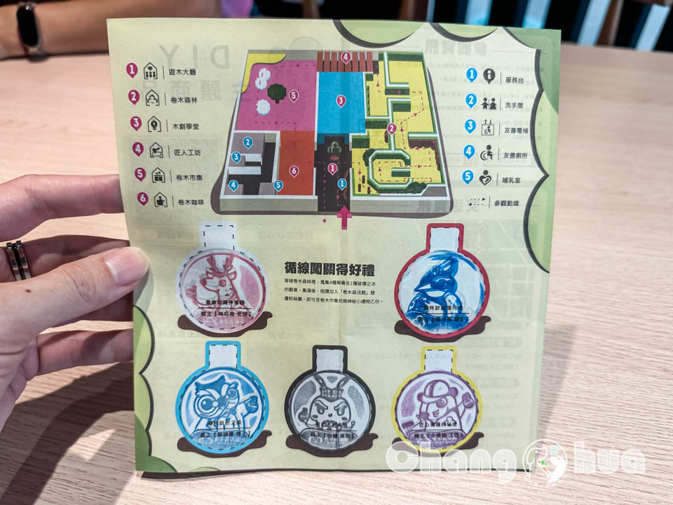 彰化鹿港景點〡卷木森活館〡全台唯一木皮板觀光工廠, 卷木森林探險趣, 循線闖關拿好禮, 多款好看又實用的創意小物, 特色親子景點