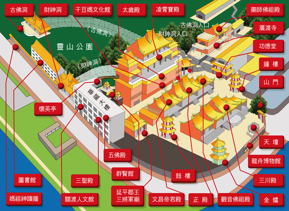 台北北投景點〡關渡宮〡北部知名百年廟宇, 300年以上信仰中心, 必訪財神洞古佛洞, 靈山公園賞夕陽, 順遊關渡碼頭