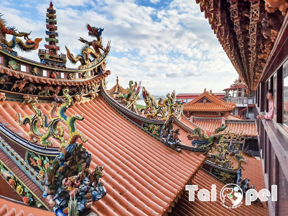 台北北投景點〡關渡宮〡北部知名百年廟宇, 300年以上信仰中心, 必訪財神洞古佛洞, 靈山公園賞夕陽, 順遊關渡碼頭