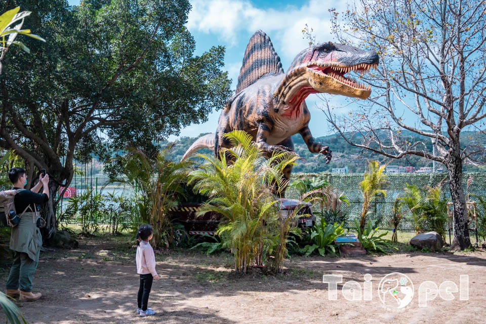DSC_5405 台北北投景點〡關渡恐龍樂園〡關渡探險樂園之恐龍大復活, 2026不龍錯過的冒險, 70隻恐龍擬真上線,化身訓龍師帥一波, 體驗餵恐龍的震撼教育, 4項恐龍互動體驗