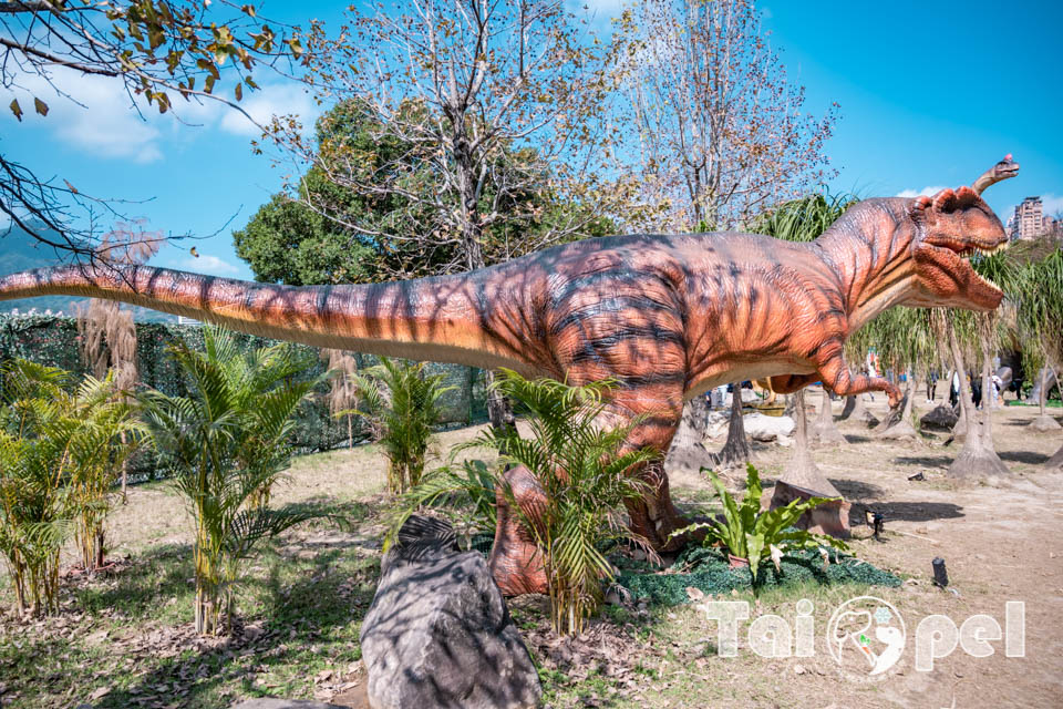 DSC_5441 台北北投景點〡關渡恐龍樂園〡關渡探險樂園之恐龍大復活, 2026不龍錯過的冒險, 70隻恐龍擬真上線,化身訓龍師帥一波, 體驗餵恐龍的震撼教育, 4項恐龍互動體驗