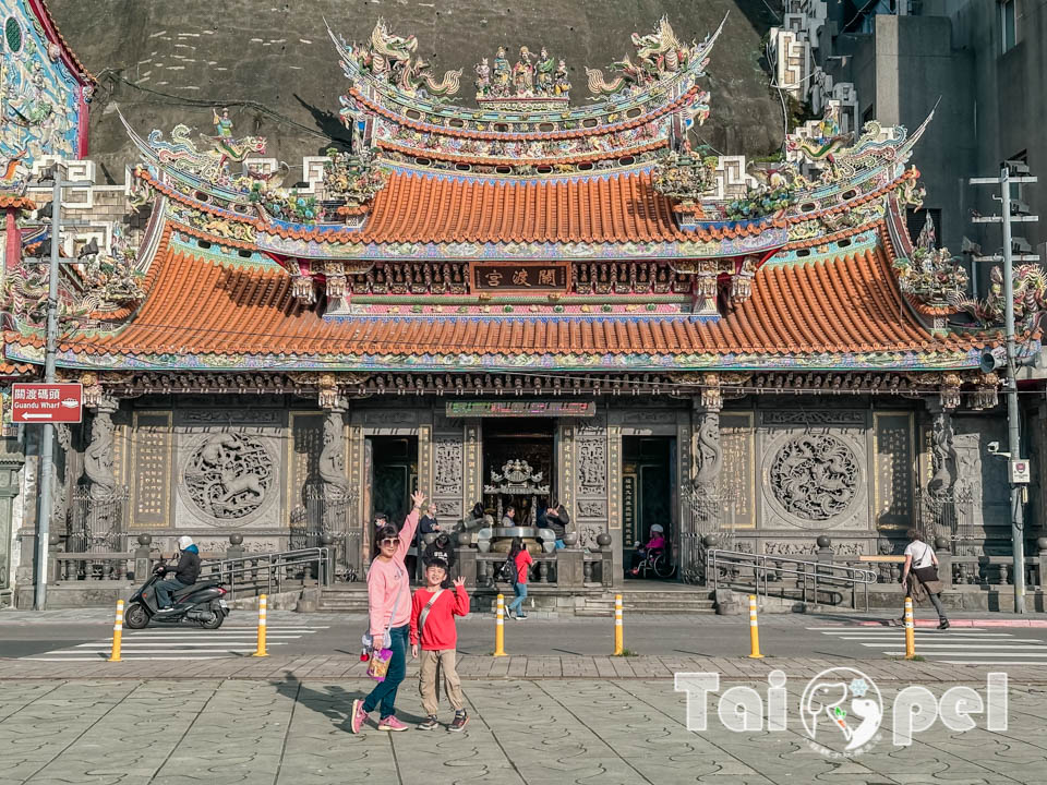 台北北投景點〡關渡宮〡北部知名百年廟宇, 300年以上信仰中心, 必訪財神洞古佛洞, 靈山公園賞夕陽, 順遊關渡碼頭