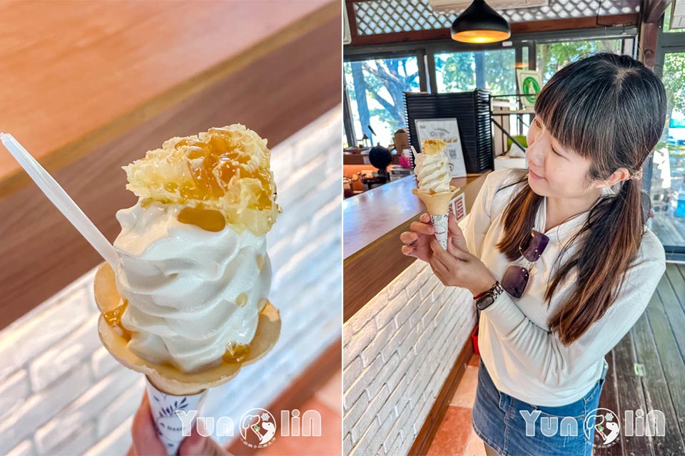 WP直排頁面 雲林古坑景點〡蜜蜂故事館〡玻璃蜂箱蜜蜂無所遁形, 不用全裝即可近距離觀察, 蜂巢霜淇淋甜蜜好滋味, 免門票親子順遊景點, 古坑綠色隧道旁