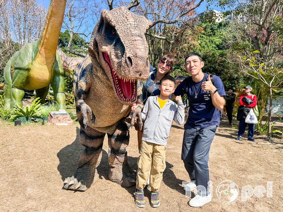 IMG_2227 台北北投景點〡關渡恐龍樂園〡關渡探險樂園之恐龍大復活, 2026不龍錯過的冒險, 70隻恐龍擬真上線,化身訓龍師帥一波, 體驗餵恐龍的震撼教育, 4項恐龍互動體驗