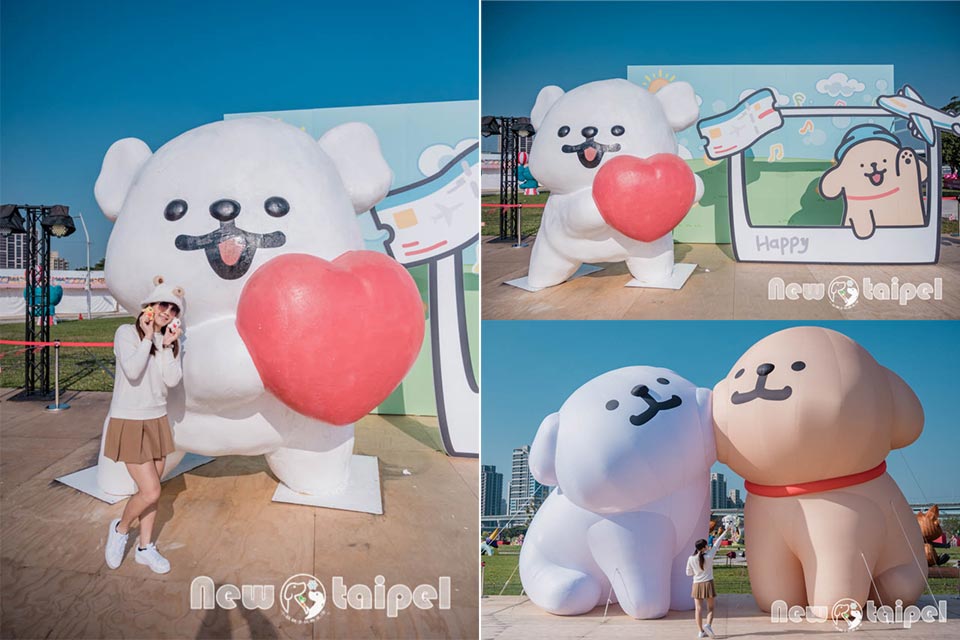 WP直排頁面1 新北三重景點〡2026新北燈會〡勁馬奔騰 新北Hi Light, 16大主題燈區馬力全開, 萬馬奔騰馬上開運, 線條小狗可愛爆擊, 12項互動體驗親子同樂, 近170攤美食市集異國市集